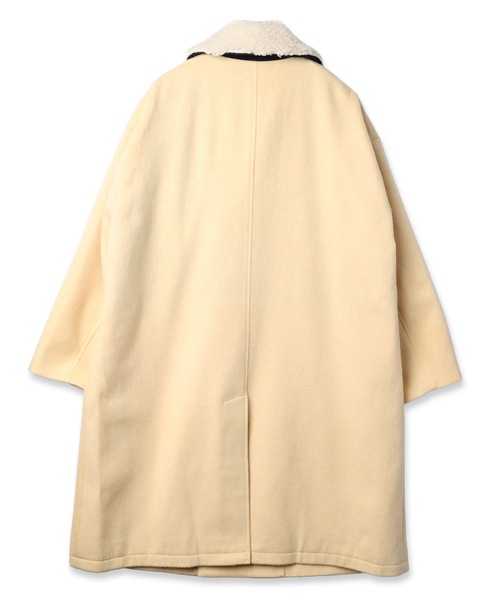 YEAH RIGHT!!(イェーライト)の「YELW ANGORA MELTON P-COAT(その他アウター・レディース・イエロー・1)」の6枚目の写真