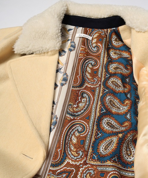 YEAH RIGHT!!(イェーライト)の「YELW ANGORA MELTON P-COAT(その他アウター・レディース・イエロー・1)」の11枚目の写真