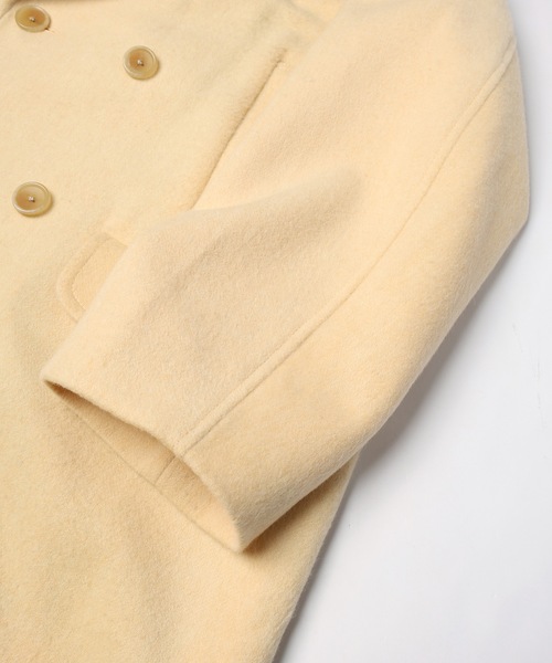 YEAH RIGHT!!(イェーライト)の「YELW ANGORA MELTON P-COAT(その他アウター・レディース・イエロー・1)」の13枚目の写真