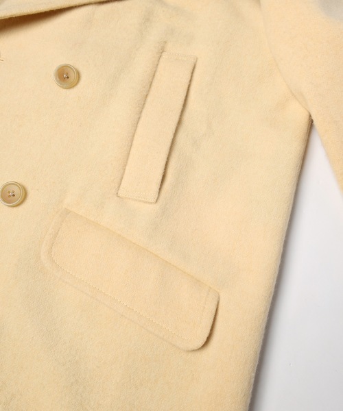 YEAH RIGHT!!(イェーライト)の「YELW ANGORA MELTON P-COAT(その他アウター・レディース・イエロー・1)」の14枚目の写真