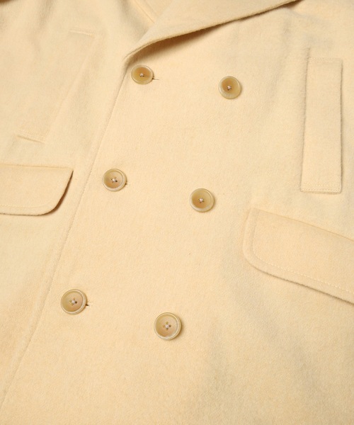 YEAH RIGHT!!(イェーライト)の「YELW ANGORA MELTON P-COAT(その他アウター・レディース・イエロー・1)」の15枚目の写真