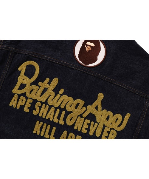 A BATHING APE（アベイシングエイプ）の「CHAMPION DENIM JACKET（デニムジャケット・メンズ・インディゴブルー・X-LARGE/MEDIUM/LARGE/XX-LARGE/SMALL）」の3枚目の写真