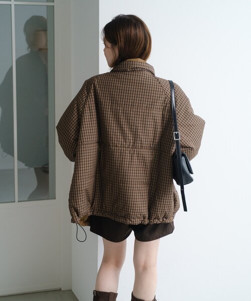 今すぐお届け！/お気に入り3万人突破！/ユニセックス】チェック中綿