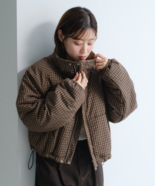 今すぐお届け！/お気に入り3万人突破！/ユニセックス】チェック中綿