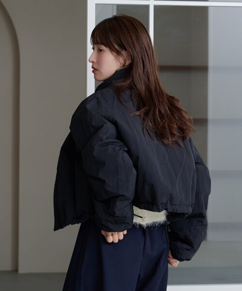 Kastane カスタネ チェック中綿リバーシブルアウター グリーン Mサイズ Kastane カスタネ チェック中綿リバーシブルアウター グリーン Mサイズ