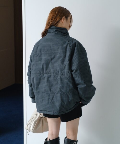 お気に入り3万人突破！/S.Mサイズ展開/ユニセックス】チェック中綿