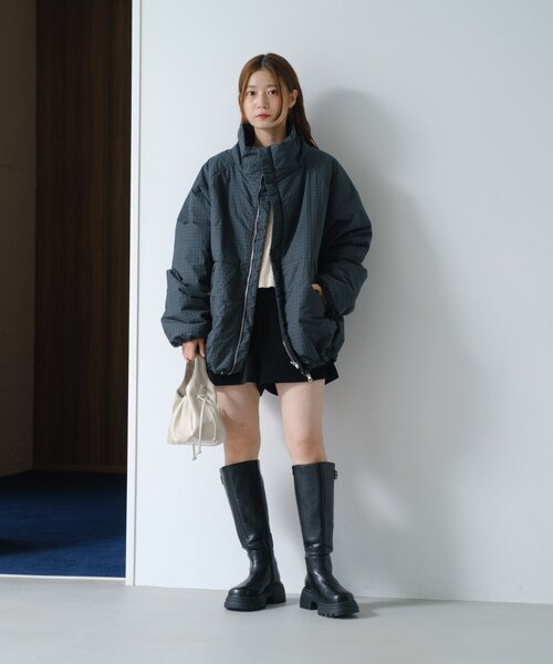 DOLCE&GABBANA チェック 中綿 リバーシブル ジャケット Kastane ダウンコート ダウンジャケット 「お気に入り2.5万人突破