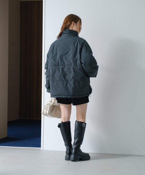 お気に入り2.5万人突破！/S.Mサイズ展開/ユニセックス】チェック中綿