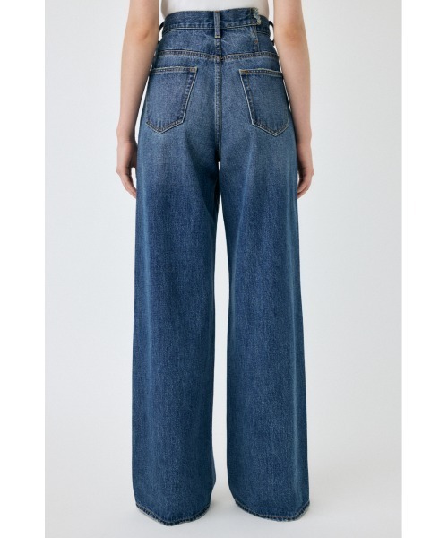 CROSS WAIST WIDE STRAIGHT / クロスウエストワイドストレート（デニム