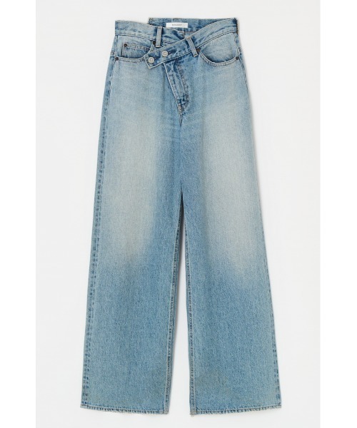 CROSS WAIST WIDE STRAIGHTクロスウエストワイドストレート CROSS WAIST WIDE STRAIGHT/クロスウエストワイドストレートデニム