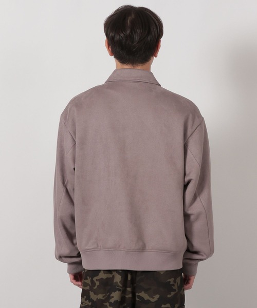 LAKOLE(ラコレ)の「スエードショートブルゾン / 592873(ブルゾン・メンズ・ブラック/グレイッシュベージュ・MEDIUM/LARGE)」の12枚目の写真