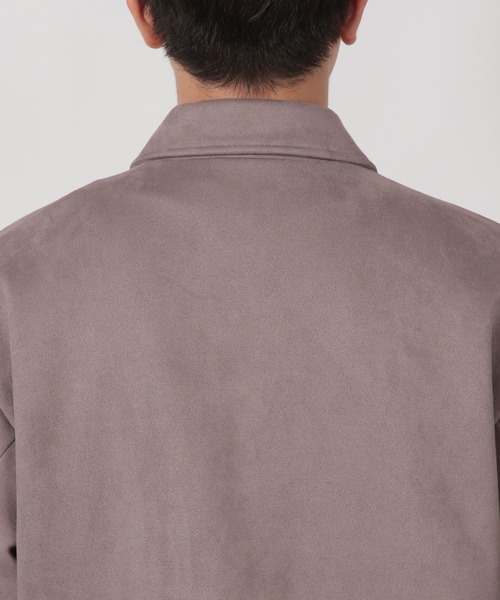 LAKOLE(ラコレ)の「スエードショートブルゾン / 592873(ブルゾン・メンズ・ブラック/グレイッシュベージュ・MEDIUM/LARGE)」の18枚目の写真