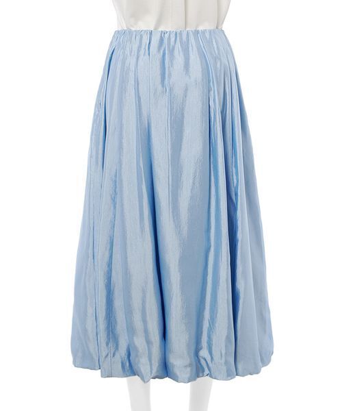 Mila Owen（ミラオーウェン）の「ウエストゴムシアーシャイニーバルーンスカート（スカート・レディース・アイボリー/ブラック/ライトブルー・0/1/00）」の8枚目の写真