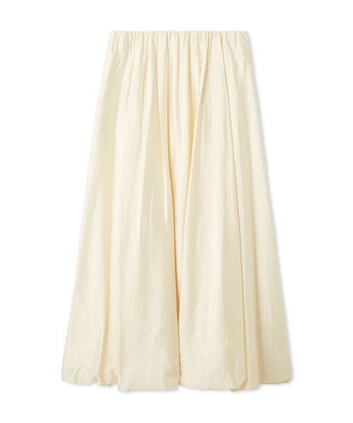 Mila Owen（ミラオーウェン）の「ウエストゴムシアーシャイニーバルーンスカート（スカート・レディース・アイボリー/ブラック/ライトブルー・0/1/00）」の15枚目の写真