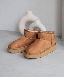 LOWRYS FARM | フェイクムートンブーツ 581309(ブーツ)