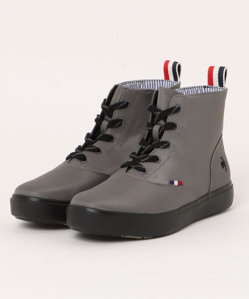 le coq sportif(ルコックスポルティフ)の「《le coq sportif》LCS テルナ III MID R(スニーカー・レディース・ブラック/ベージュ/グレー系・24.0cm/25.0cm/23.0cm)」の2枚目の写真