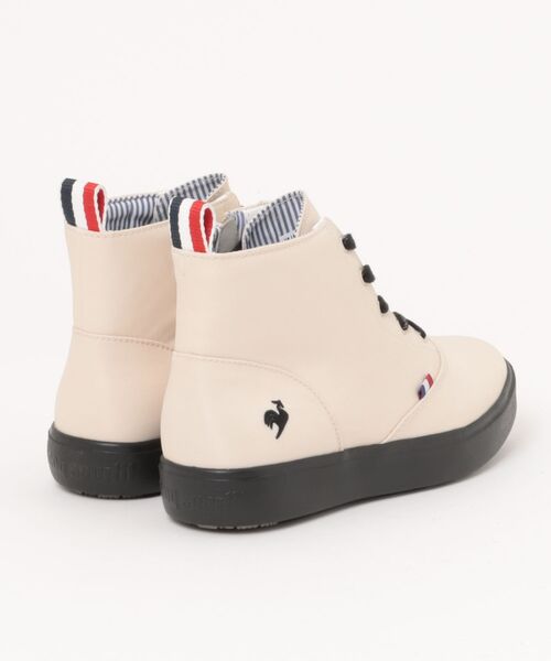 le coq sportif(ルコックスポルティフ)の「《le coq sportif》LCS テルナ III MID R(スニーカー・レディース・ブラック/ベージュ/グレー系・24.0cm/25.0cm/23.0cm)」の4枚目の写真