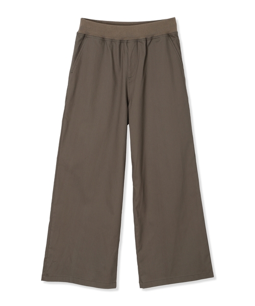 DECOY SINCE 1981（デコイシンスイチキュウハチイチ）の「ストレッチワイドパンツ【リブウエスト・大きいサイズあり】（その他パンツ・レディース・カーキ/モカ・67/70/64/80/76）」の15枚目の写真