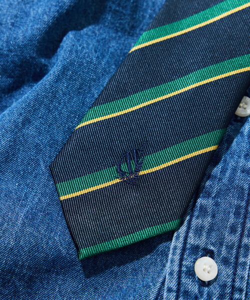 NAUTICA（ノーティカ）の「NAUTICA/ノーティカ ヴィンテージライク レジメンタルタイ（ネクタイ・メンズ・グリーン/ネイビー・ﾌﾘ-）」の6枚目の写真