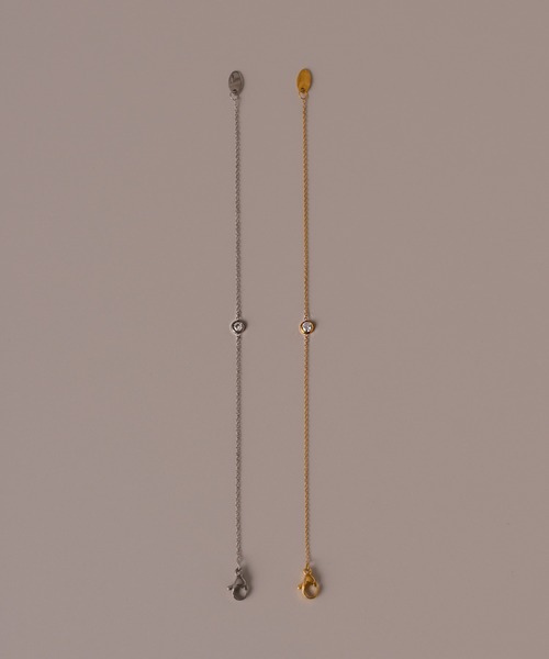 muku（ムク）の「BRACELET/ZIRCONIA CHAIN（ブレスレット・レディース・ゴールド/シルバー・FREE）」の7枚目の写真