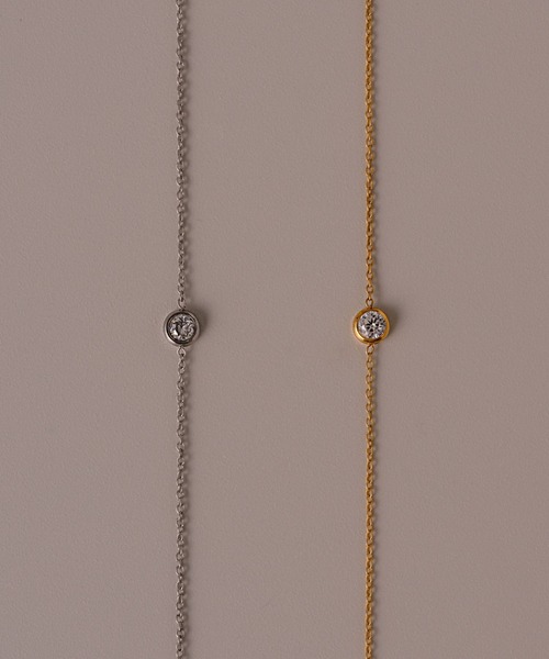 muku（ムク）の「BRACELET/ZIRCONIA CHAIN（ブレスレット・レディース・ゴールド/シルバー・FREE）」の8枚目の写真