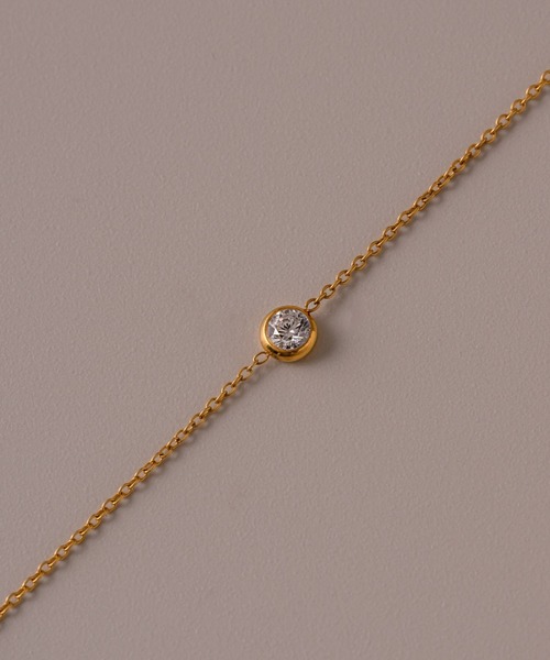 muku（ムク）の「BRACELET/ZIRCONIA CHAIN（ブレスレット・レディース・ゴールド/シルバー・FREE）」の9枚目の写真