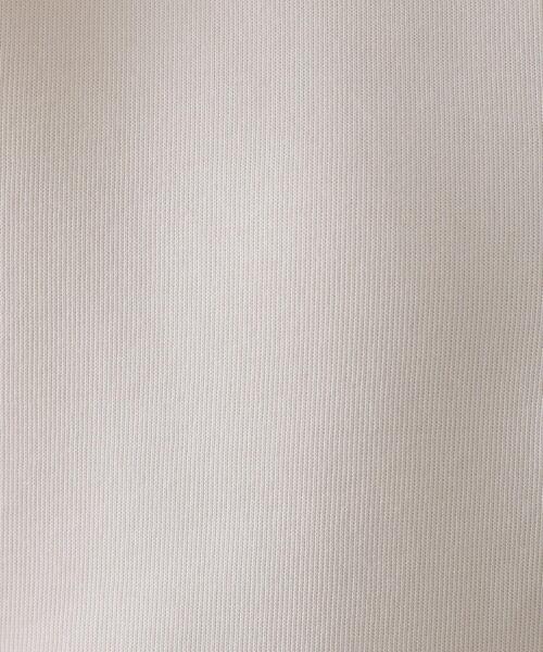 OPAQUE.CLIP(オペークドットクリップ)の「ハーフジップトップス/セットアップ対応可【洗濯機OK】(Tシャツ/カットソー・レディース・グレー/オフホワイト/ブラック・38/40/42)」の7枚目の写真
