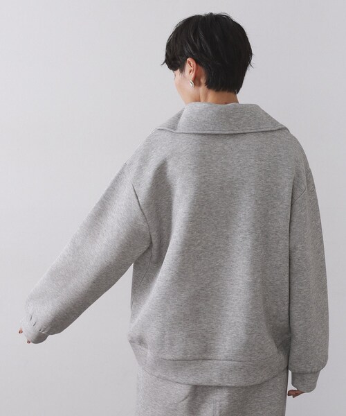 セール】ハーフジップトップス/セットアップ対応可【洗濯機OK】（T