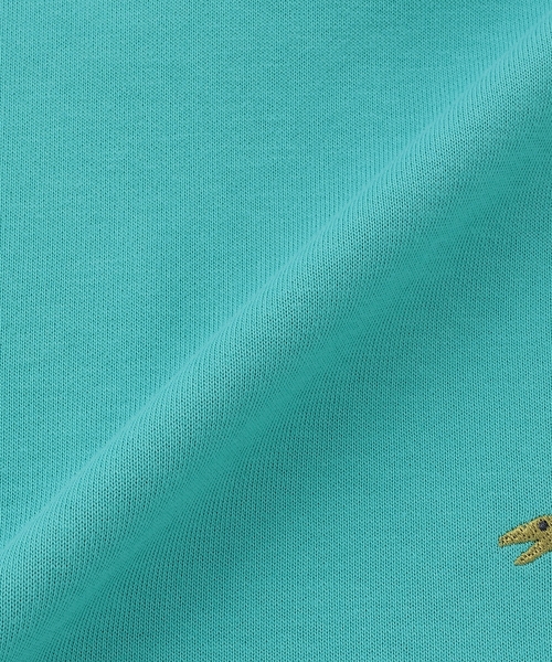 kladskap(クレードスコープ)の「恐竜アップリケ衿つきトレーナー(スウェット・キッズ・ライトベージュ/ターコイズブルー・90cm/100cm/110cm/120cm/130cm)」の4枚目の写真