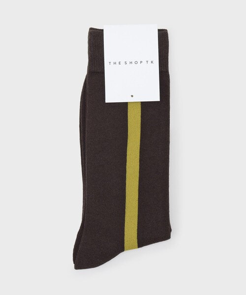 THE SHOP TK （ザ ショップ ティーケー ）の「センターラインソックス（ソックス/靴下・メンズ・ブラック/ブラウン系その他/ブルー系その他/ホワイト/レンガ・00）」の8枚目の写真