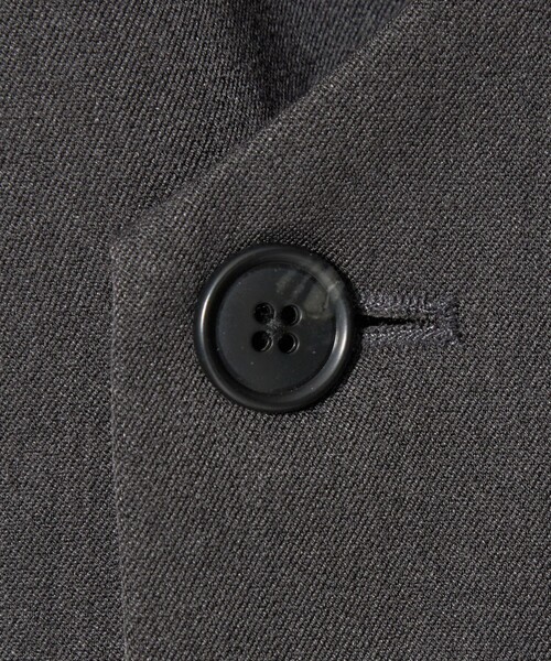 green label relaxing(グリーンレーベルリラクシング)の「ノーカラージャケット + タックパンツ セット / キッズ 140cm-160cm(スーツセット・キッズ・グレー/ダークグレー・160cm/150cm/140cm)」の11枚目の写真