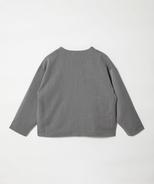 green label relaxing(グリーンレーベルリラクシング)の「ノーカラージャケット + タックパンツ セット / キッズ 140cm-160cm(スーツセット・キッズ・グレー/ダークグレー・160cm/150cm/140cm)」の22枚目の写真