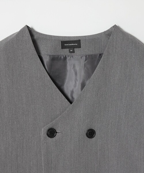 ノーカラージャケット + タックパンツ セット / キッズ 140cm-160cm