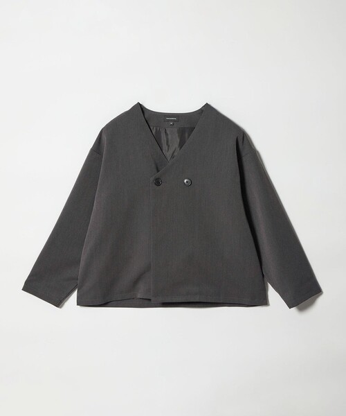 ノーカラージャケット + タックパンツ セット / キッズ 140cm-160cm