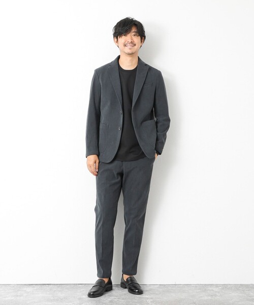 NOLLEY’S（ノーリーズ）の「《ビジカジ対応》超長綿ハイゲージシルケット ポンチドレスCN ロンT 25AW（Tシャツ/カットソー・メンズ・ホワイト/ベージュ系その他/ブラック/ダークネイビー・S/M/L/XL）」の8枚目の写真