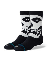 STANCE（スタンス）の「STANCE/スタンス キッズ 靴下 ソックス BEWARE KIDS CREW K555C25BEW#BLK（ソックス/靴下・キッズ）」