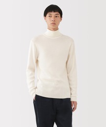 無印良品 | 紳士　洗えるウールリブタートルネックセーター(ニット/セーター)