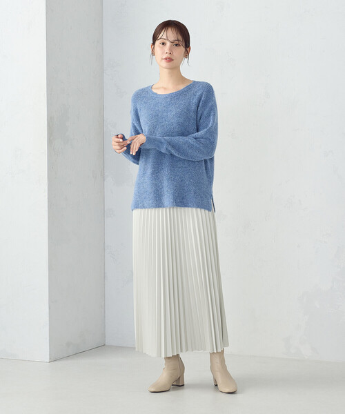 COMME CA MODELS（コムサモデルズ）の「合成皮革プリーツスカート（スカート・レディース・ベージュ/ブラウン/ブラック/グレイッシュベージュ・SMALL/MEDIUM/LARGE）」の17枚目の写真