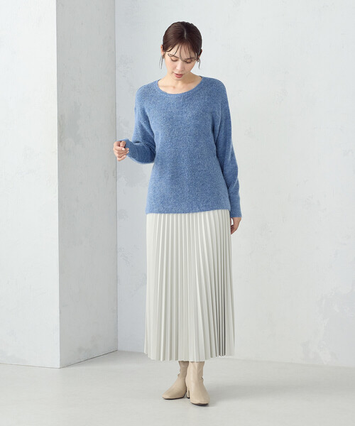 COMME CA MODELS（コムサモデルズ）の「合成皮革プリーツスカート（スカート・レディース・ベージュ/ブラウン/ブラック/グレイッシュベージュ・SMALL/MEDIUM/LARGE）」の18枚目の写真