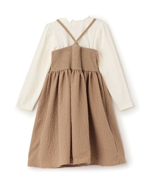 Lycee mine（リセマイン）の「フライストップス&キャミワンピースセット（ワンピース・キッズ・ピンク/ブラック/グレー/ベージュ・120cm/130cm/110cm/150cm/140cm/100cm）」の9枚目の写真
