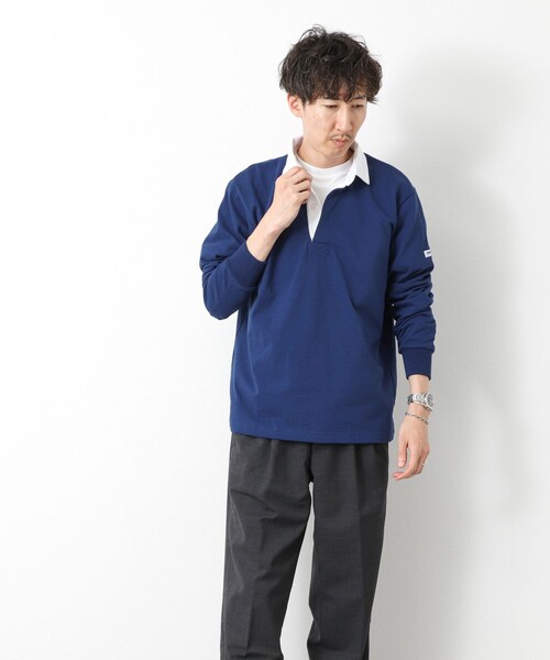 Barbarian(バーバリアン)の「【BARBARIAN/バーバリアン】別注8ozラガーシャツ 25AW(ポロシャツ・メンズ・ブルー/ブラック・XL/L/M/S)」の12枚目の写真