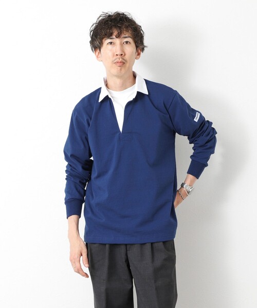 Barbarian(バーバリアン)の「【BARBARIAN/バーバリアン】別注8ozラガーシャツ 25AW(ポロシャツ・メンズ・ブルー/ブラック・XL/L/M/S)」の17枚目の写真