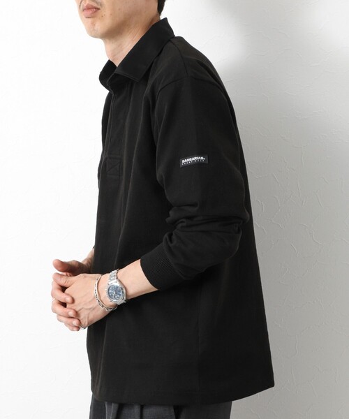 Barbarian(バーバリアン)の「【BARBARIAN/バーバリアン】別注8ozラガーシャツ 25AW(ポロシャツ・メンズ・ブルー/ブラック・XL/L/M/S)」の3枚目の写真