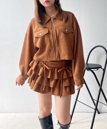 AS KNOW AS plus | ♪アソートデザイン Wポケットショートジャケット セットアップ対応(ブルゾン)