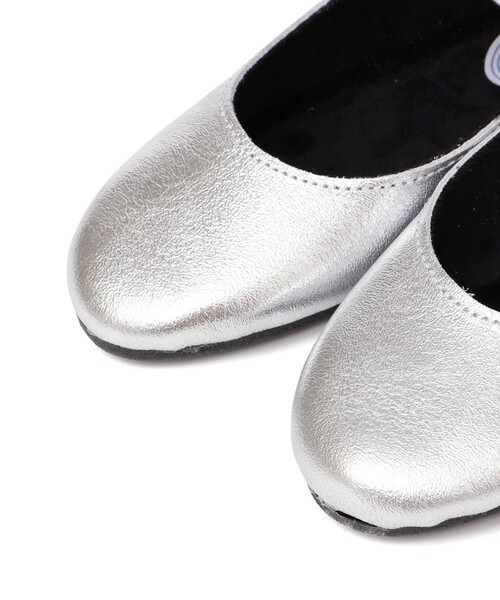 JAVERFLEX:メタリック レザー シューズ（バレエシューズ）｜SHIPS