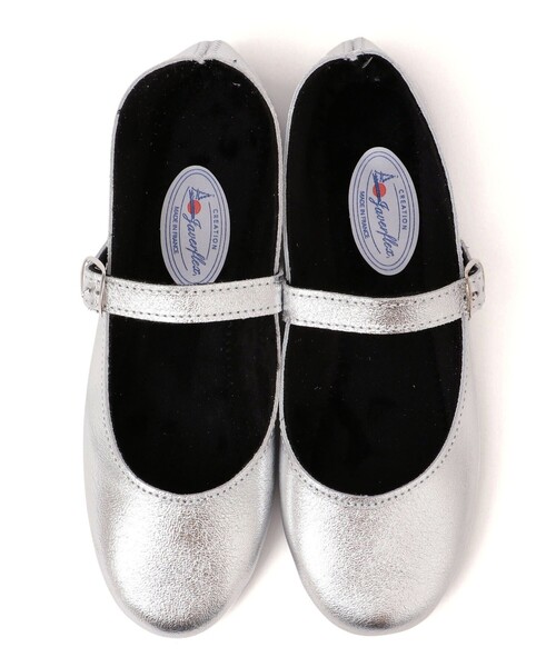 JAVERFLEX:メタリック レザー シューズ（バレエシューズ）｜SHIPS