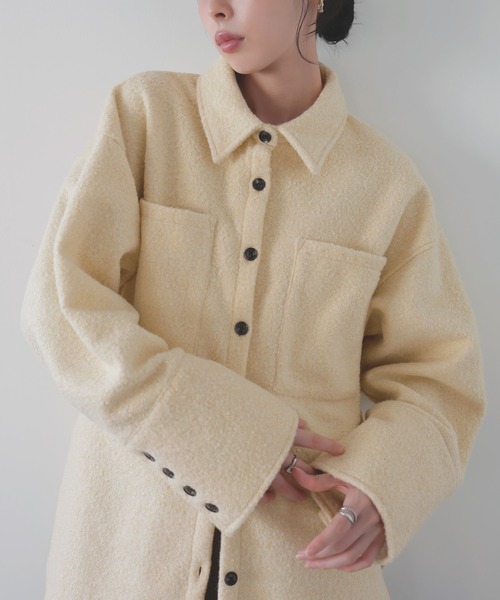 ループツイードシャツブルゾン（シャツ/ブラウス）｜LIAN（リアン）の