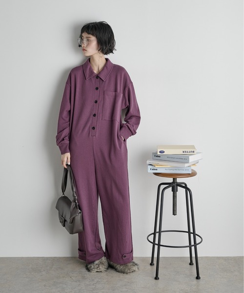 セール】ポロスウェットオールインワン（つなぎ/オールインワン）｜THE