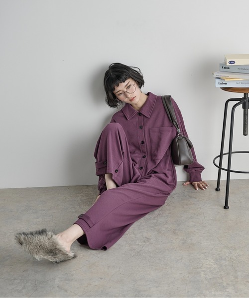 セール】ポロスウェットオールインワン（つなぎ/オールインワン）｜THE