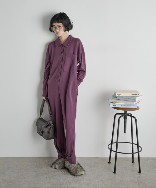 ポロスウェットオールインワン（つなぎ/オールインワン）｜THE YOn